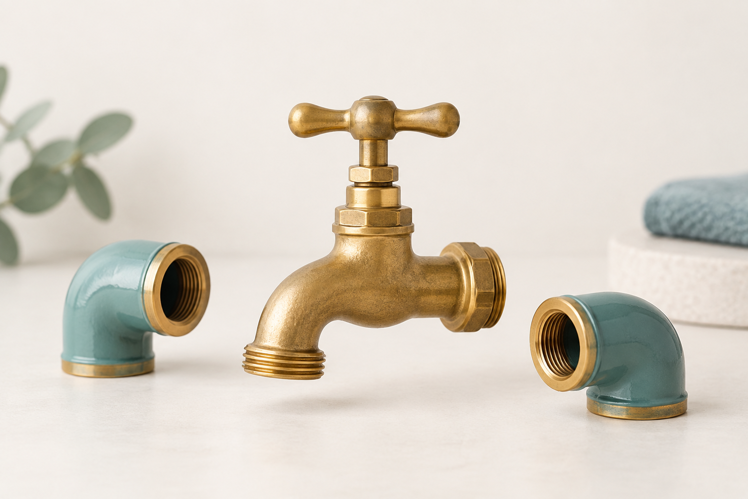 Illustrative plumbing fittings